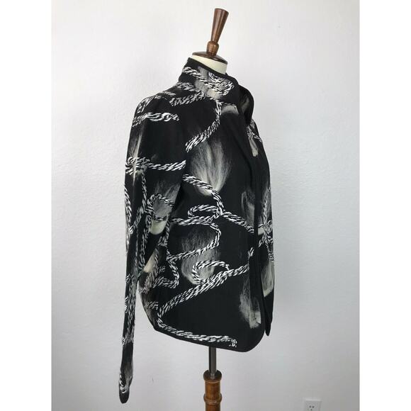 Kaktus Single Breast Open Front Embroidered Print Jacket - Picture 3 of 12